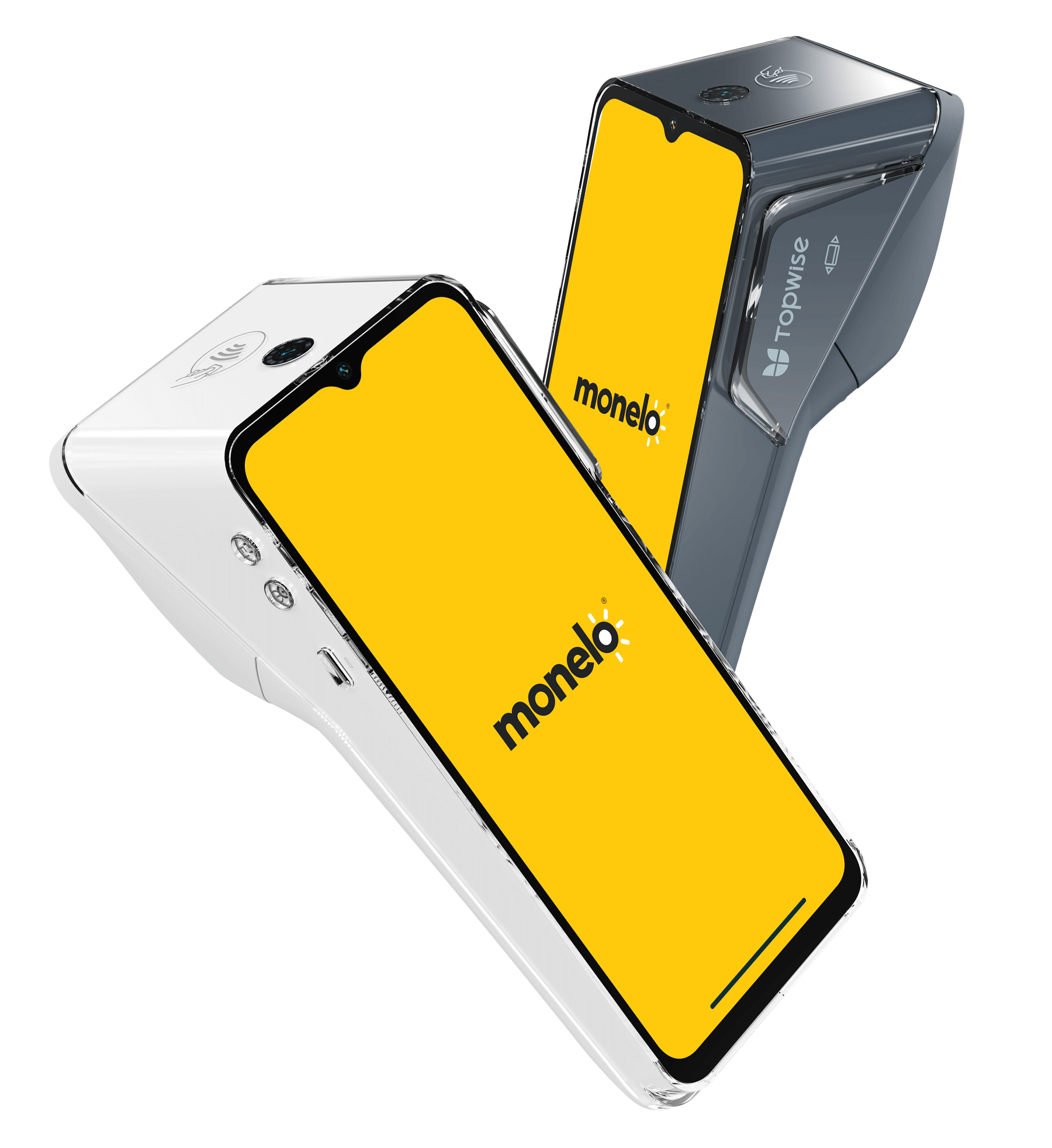 Terminal de pago Monelo con tarjeta